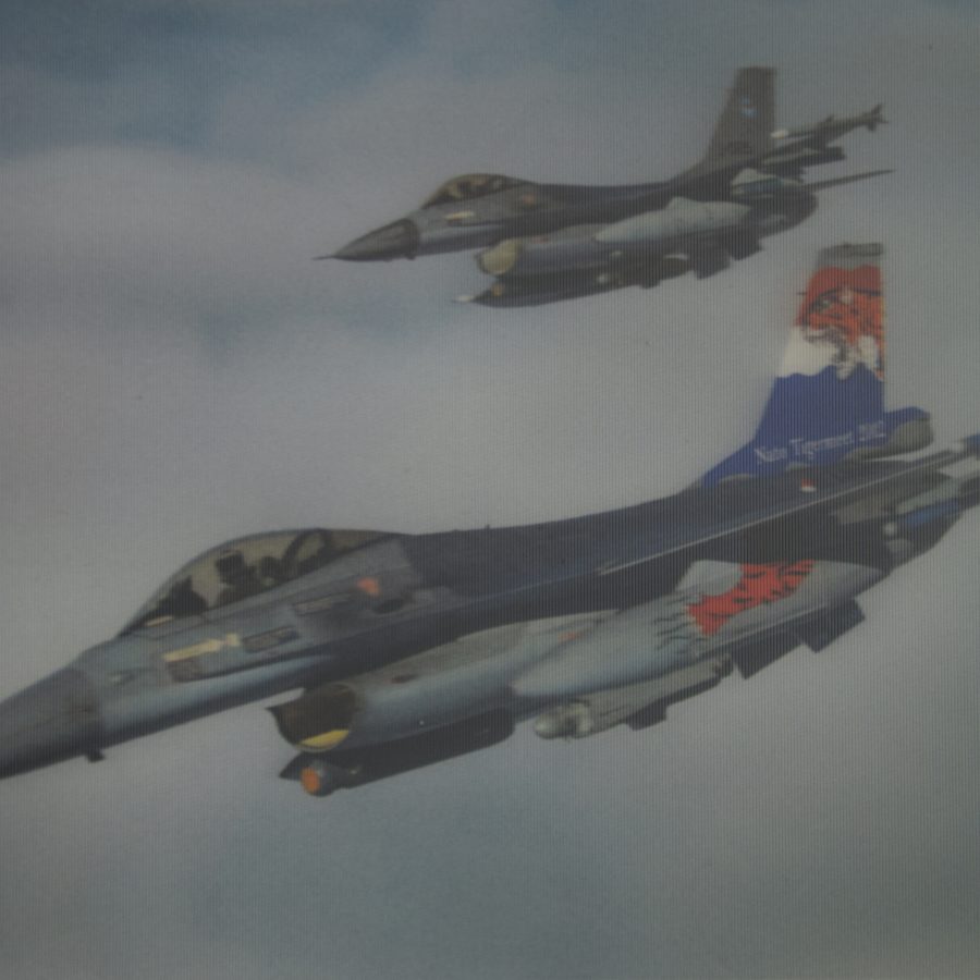 3D kaart - F-16 - 3